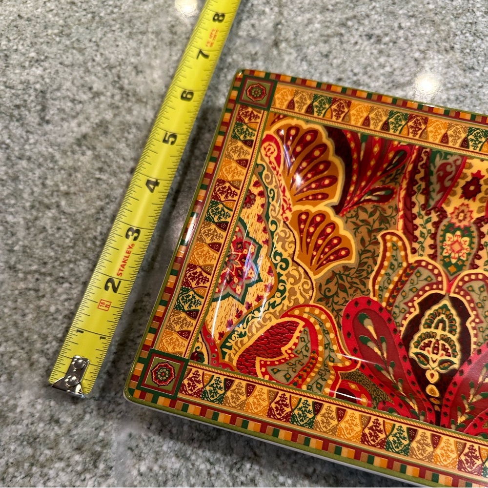 NWOT Colorful Rectangular Platter - Picture 7 of 11